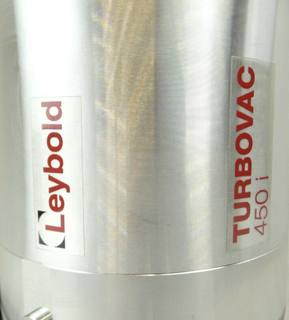 Used Oerlikon Leybold TURBOVAC 450i 830071V1001 Turbomolecular Pump Turbo Working