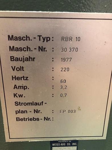 Used 4.7" x 0.04", RASTER, No. RBR10, 1970 PARTS STRAIGHTENER