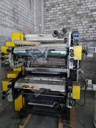 Used (disassembled & stored in warehouse) 2001 HOLWEG RS26 + IF 526 printing unit (4 colours) - Flat & satchel paper bag machine