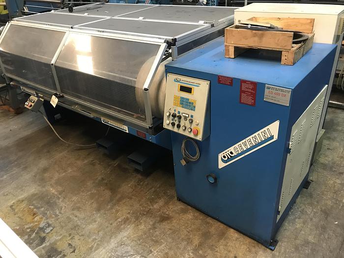 Used 83" CEVENINI ED400DX PROGRAMMABLE SINGLE KNIFE CUTTER
