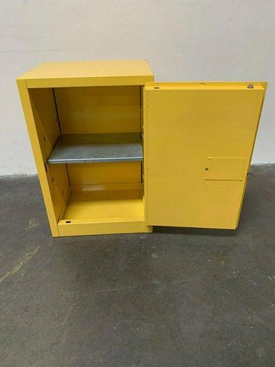 Used Eagle Model 1925, 23" x 18" x 35" Flammable Storage Cabinet, 12 Gallon