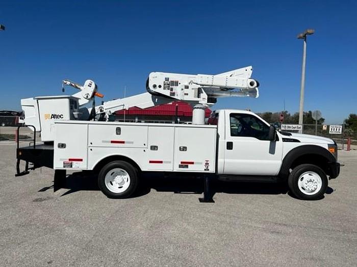 Used Altec AT40-M 45ft Bucket Boom on 2012 Ford F550 4x4 Utility Bucket Truck – C14939