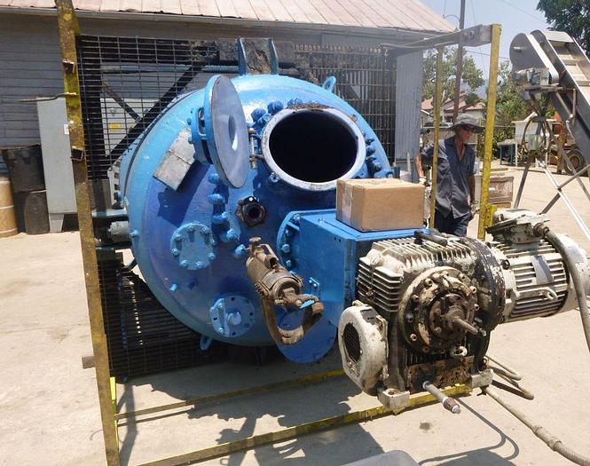 Used Reactor, 1,000 Gallon, Glass Lined, Pfaudler, Jkt, Agit, 100 PSI #C744088