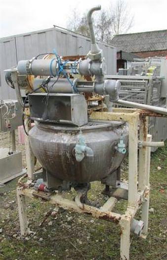 Used 100 Litre Stainless Steel Steam Jacketed Tank