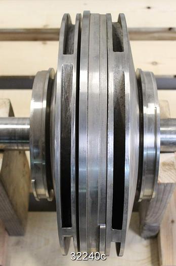 Used Goulds 3316lL Split Case Pump Rotating Assembly #32240