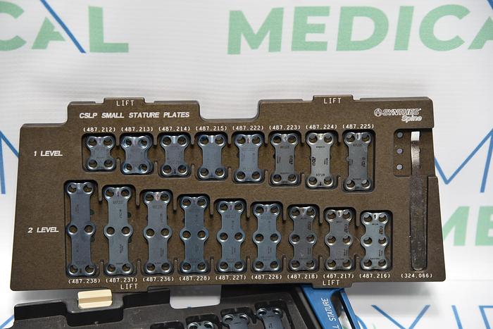 Used Synthes Cervical Spine Locking Plate System Instrument Set, In-Stock