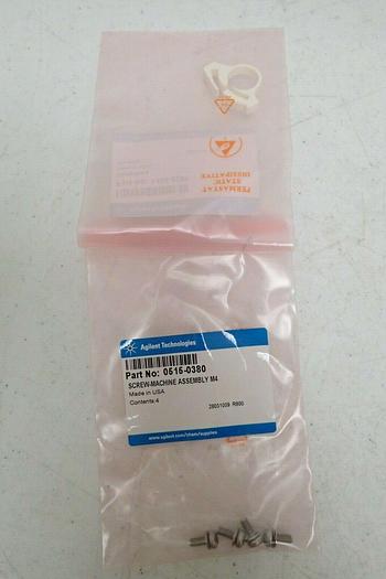 Used Agilent 1400-3298 Clamp Hose & 0515-0380 Screw-Machine Assembly M4
