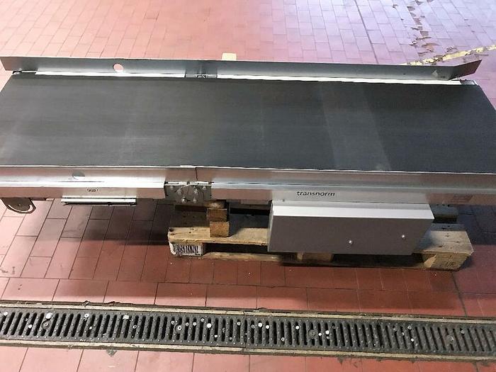 Gebraucht TRANSNORM Gurtförderer, Steigförderer, Förderband 2,1m 1100