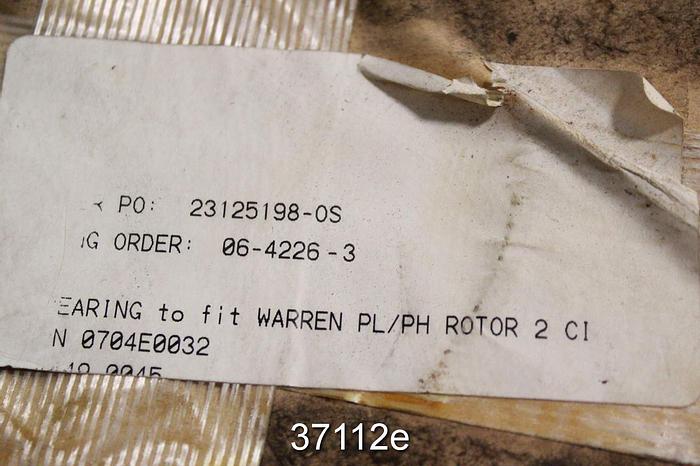Unused Warren PL/PH Pump Plain Bearing Head, 704E0032 #37112
