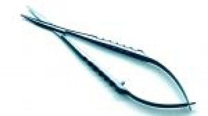 Used Ophthalmic Scissor Tenotomy Westcott Titanium Curved Blunt Tips 10mm Cut by 110mm DUCKWORTH and KENT