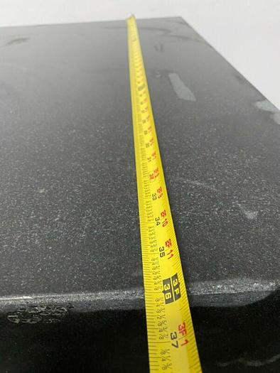 Used Granite 0-Ledge 48" x 36" x 6" Precision Surface Plate w/ Adjustable Steel Stand
