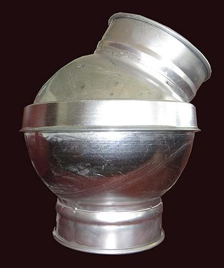 8" Ball Joints, Rolled Lip both ends or Rolled Lip to Flex Hose End