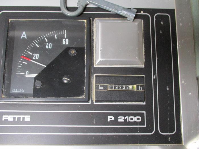 Used 1993 FETTE P 2100