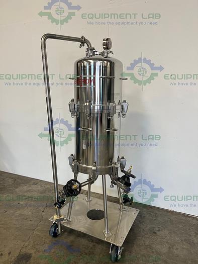 Used Begerow  Beco-Integra Stainless Steel Filter Housing w/ Valves, 16" SS Housing