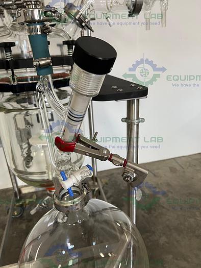 Used Prism Research  20 Liter Glass Jacketed Reactor w/ 22 Liter Collection Flask