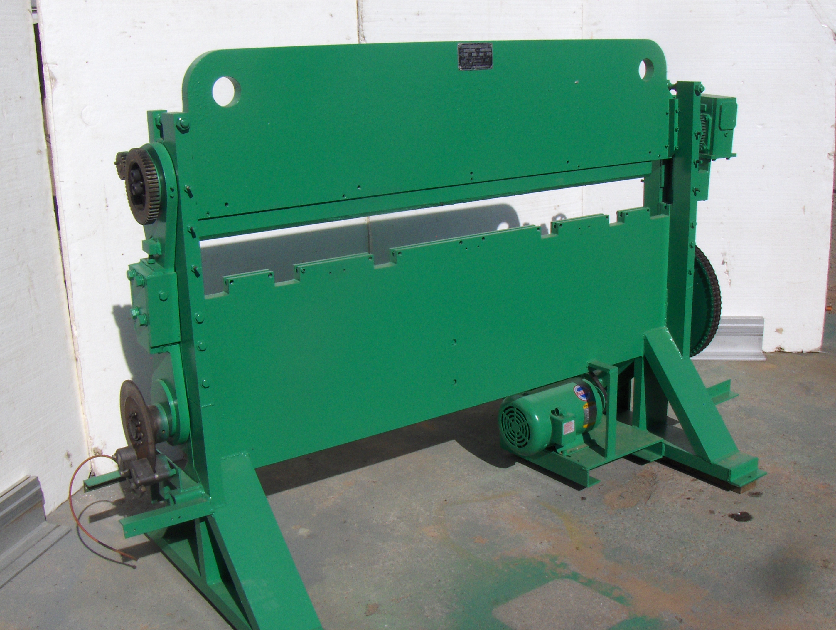 Used 5 ft. x 16 ga. Engel Mdl. %BA Press Brake