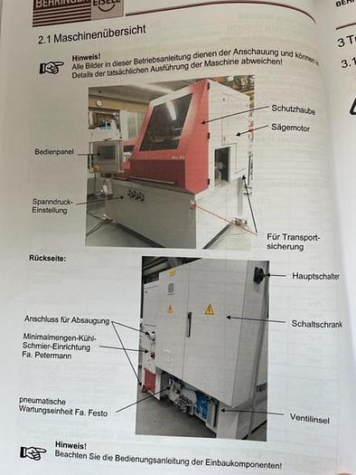 Used HOCHLEISTUNGS KREISSÄGE BEHRINGER-EISELE