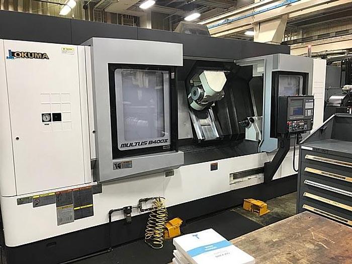 2015 OKUMA MULTUS B400ii-1500 FULL 5 AXIS CNC TURNING CENTER