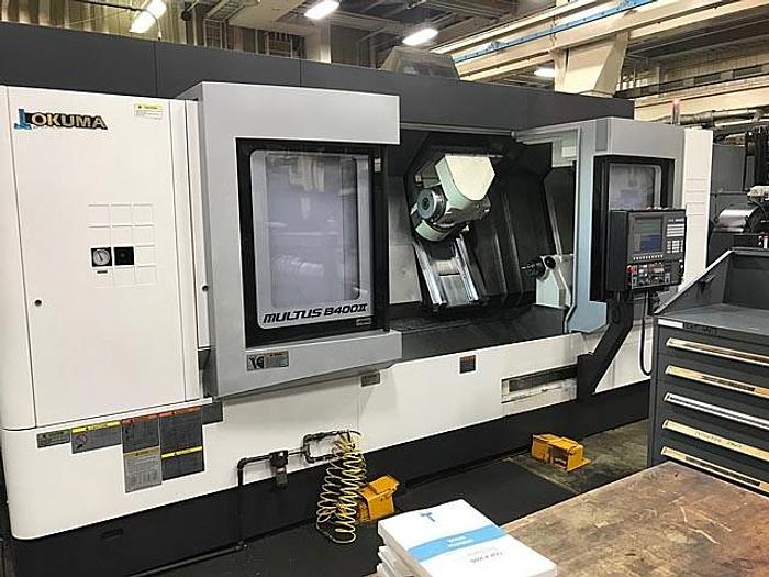 Used 2015 OKUMA MULTUS B400ii-1500 FULL 5 AXIS CNC TURNING CENTER