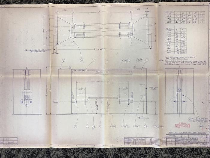 Used BLACK CLAWSON #42769