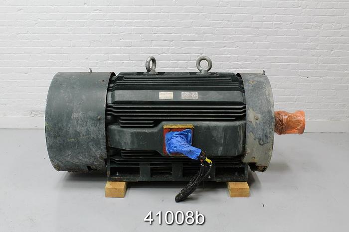 Used Toshiba 300 HP A/C Motor, 300 Hp, 890 Rpm, 460 Volts #41008