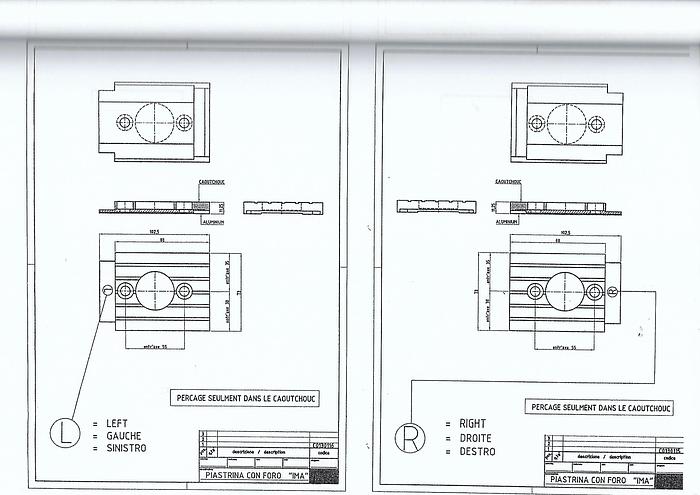 Ricambi Homag Ima Stefani spare parts bordatrici squadre doppie squadrabordatrici