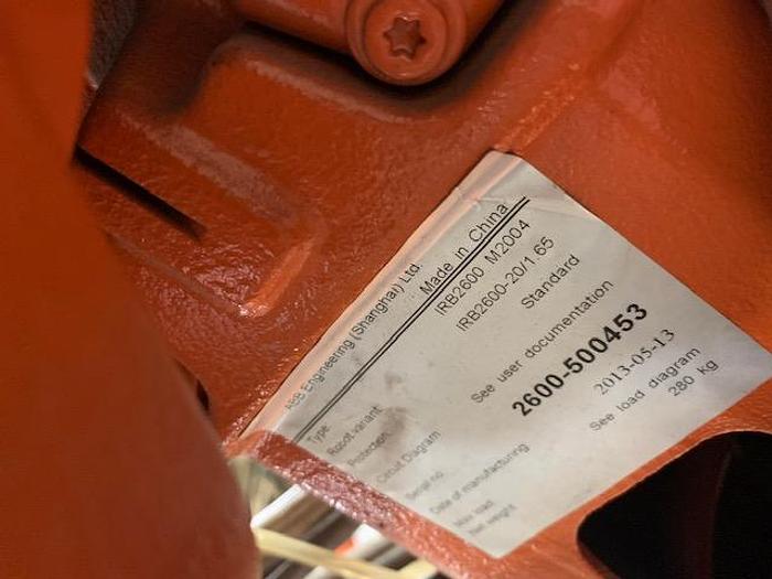 Used 2013 ABB IRB 2600 20/1.65