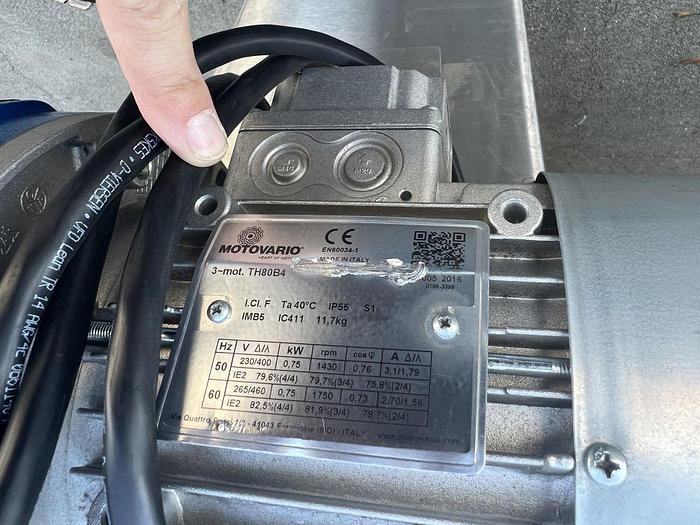 Used Table, Accumulation, 48" x 8', S/St, 1 HP #S744848