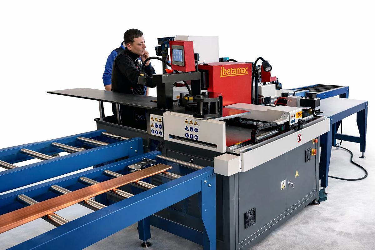 CNC punch press for copper bar ibetamac 500 CE