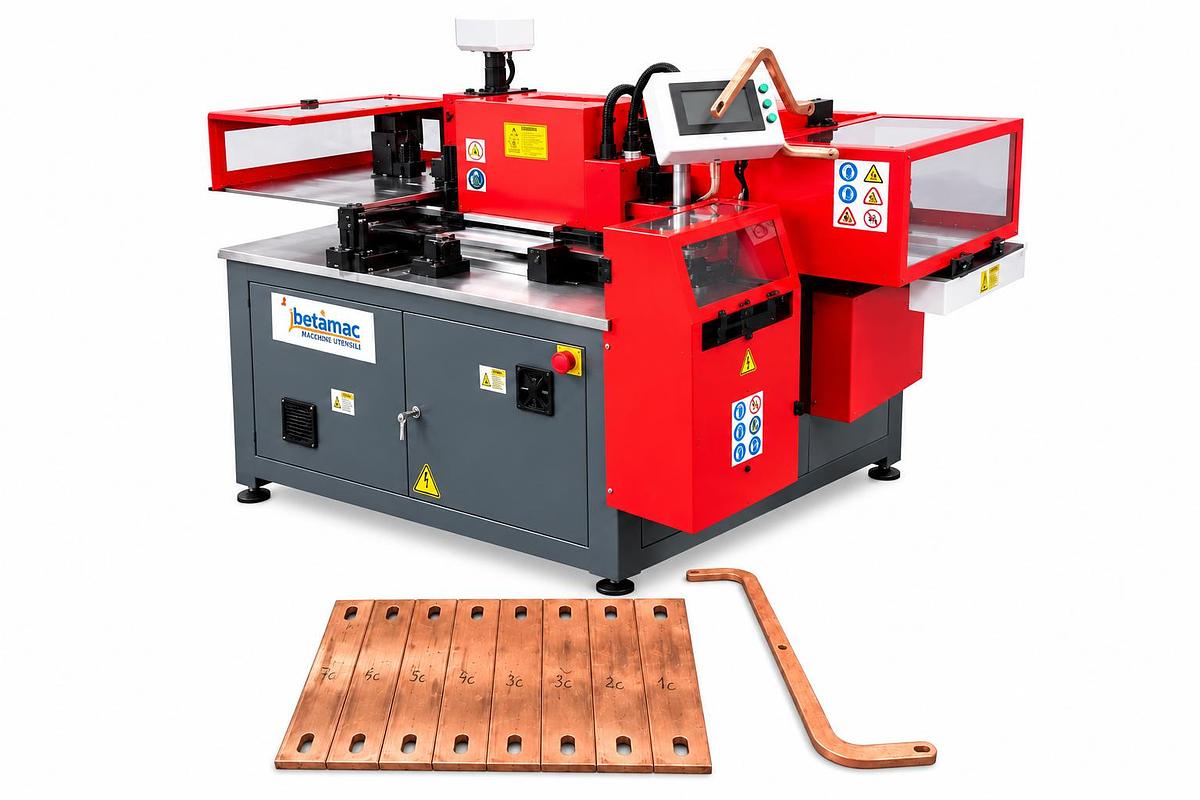 MACCHINA PROFESSIONALE  PER BARRE IN RAME AD ALTA PRECISIONE  NC 160