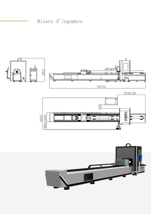 2023 IBETAMAC LF-T 2000 W - 6000 mm