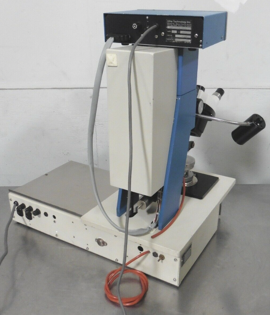 Used Mech-El 907 45° Feed Ultrasonic Wedge Wire Bonder w/ Heated Workholder