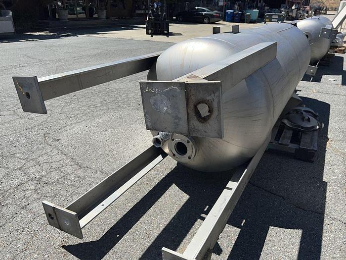Used Tank, 425 Gallon, Stainless Steel, 55 PSI, DT/DB, Morfab #S744613