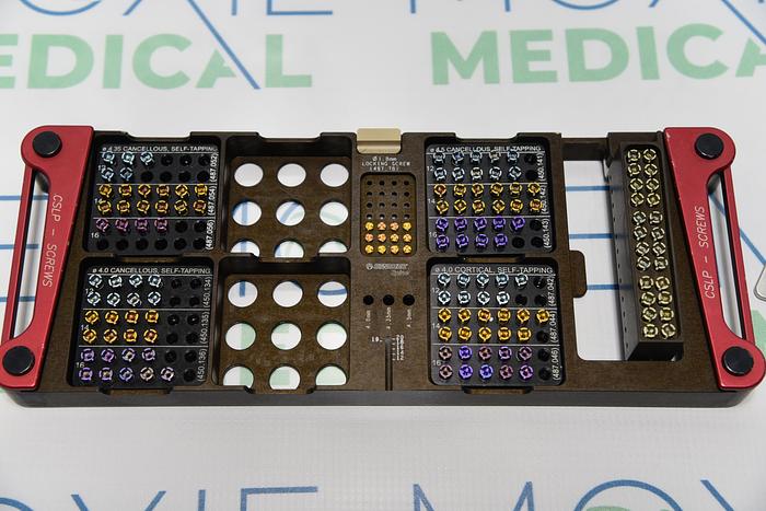 Used Synthes Cervical Spine Locking Plate System Instrument Set, In-Stock