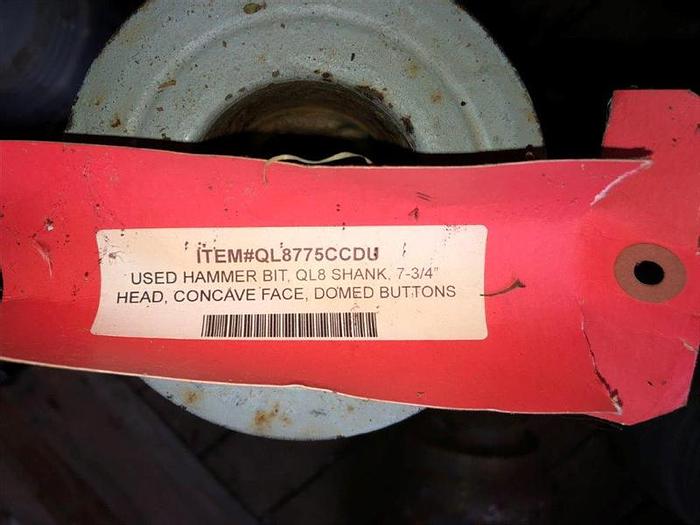 Used 7-3/4" QL8 Hammer Bit