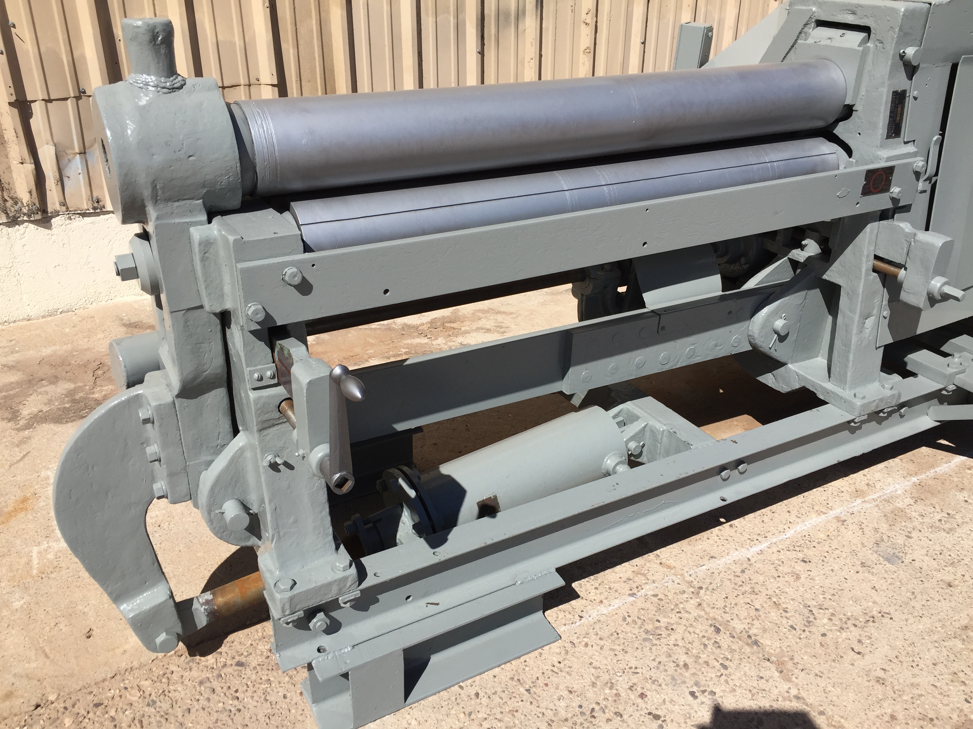 Used 4 ft x 1/4" Bertsch Plate Bending Roll