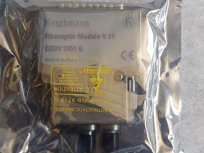 Modulo a fibra ottica V.24, OZDV 2451 G, Hirschmann, nuovo