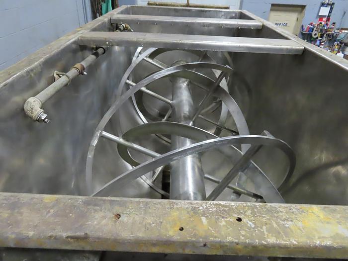 Used 100 CU. FT. STRONG SCOTT RIBBON BLENDER - S/S - 20 HP
