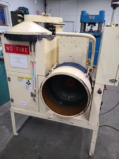 Used Sintobrator High Speed Disc Dry Finishing Machine Polish Deburr Metal Fast Watch Video!