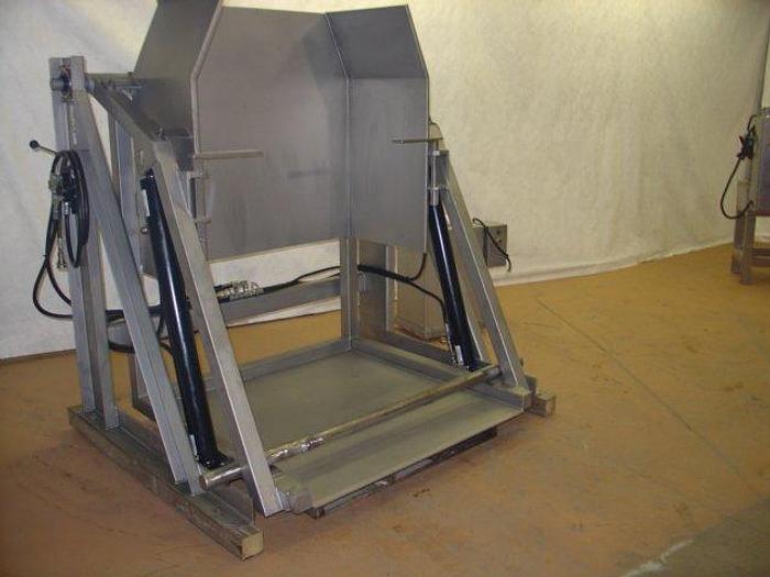 Used New Stainless Steel Pivot-Style Combo Dumper, 60" High Pivot