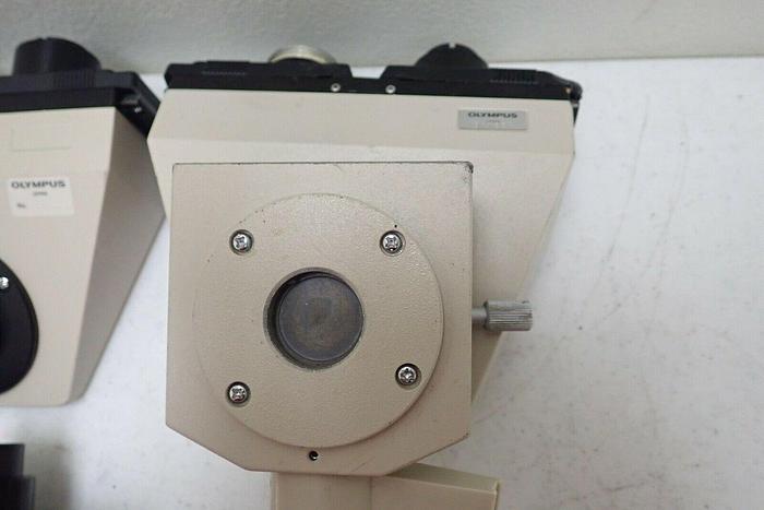 Used Lot of 4 Olympus Japan Binocular Optics Head Microscope Parts for BH2