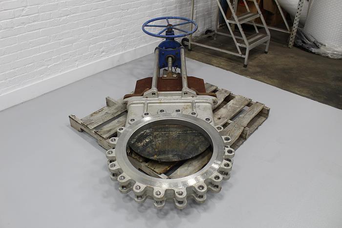 Used True Line 24" Hand Operated Knife Gate Valve #43819