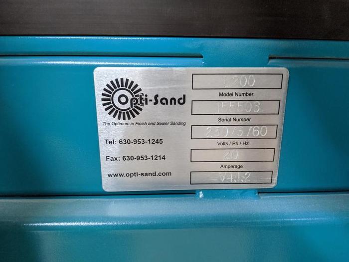 Used Opti-Sand L200 Sealer/Denibber Sander