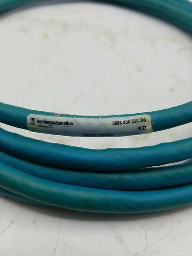 Used Lumberg 0985 856 500/3M Cordset Cable Assembly