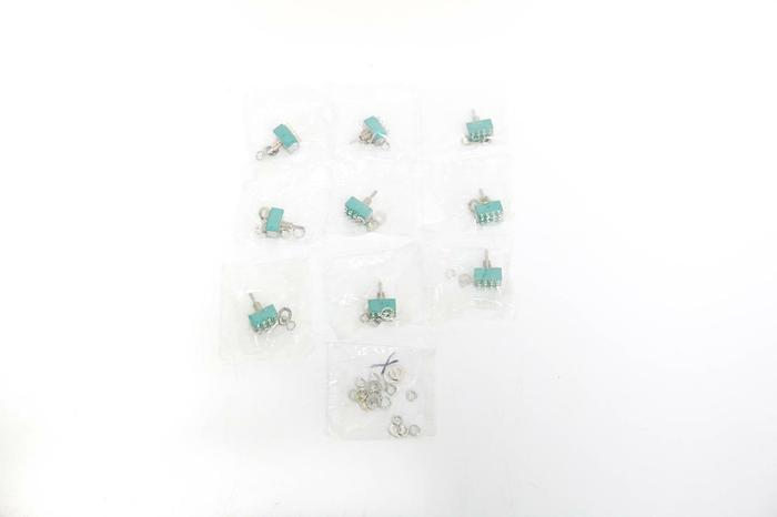 Electro USA Momentary Switch 0231 On Off On 6A/3A 125VAC/250VAC Lot of 9 (5446)