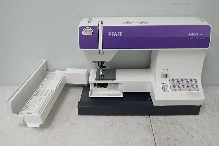 Used PFAFF Type 610A Select 4.0 Sewing Machine with Cover & Foot Pedal / Controller