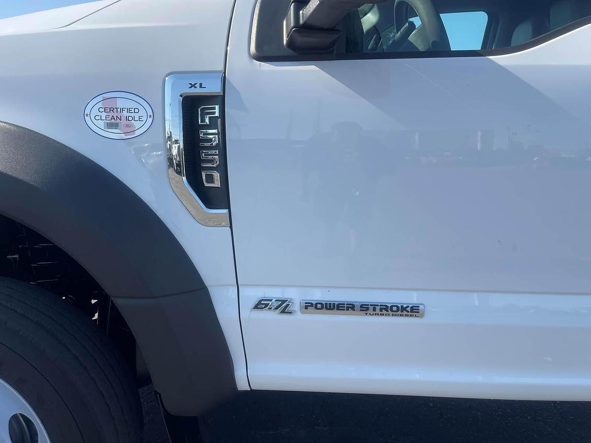 Used 2017 Ford F550 Long Flatbed Truck