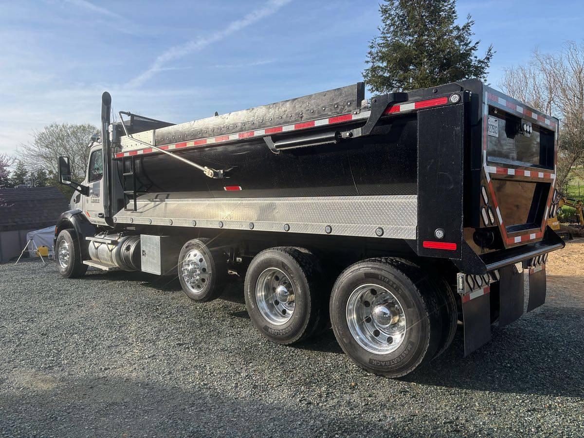 Used 2018 Peterbilt 579 Four Axle Dump Truck