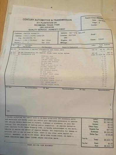 Used 1957 Chevrolet Bel Air Sedan