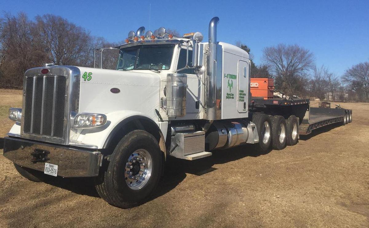 Used 2014 Peterbilt 389 and/or 2019 XL specialized trailer